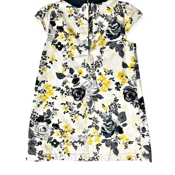 Janie & Jack Yellow and Grey Floral Dress - Picture 2 of 6